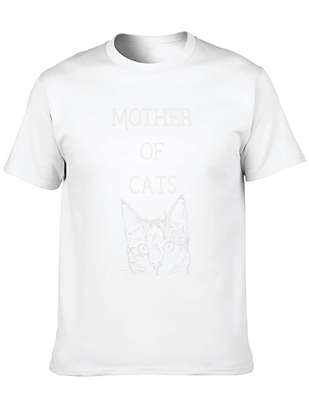 Mother of Cats Black T-Shirt