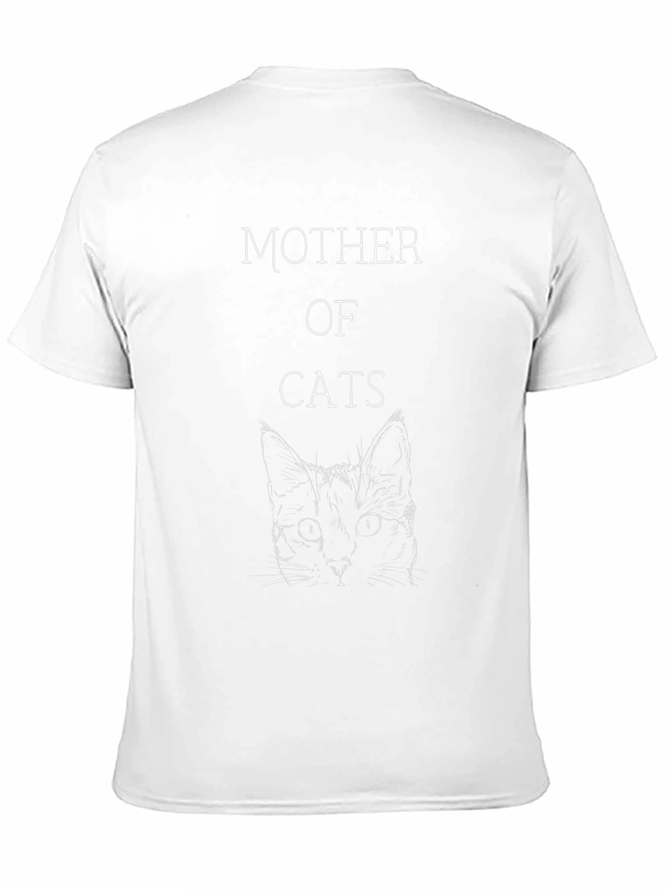 Mother of Cats Black T-Shirt