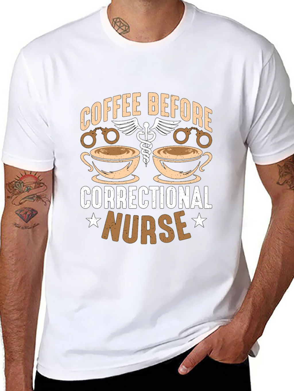 Correctional Nurse Coffee T-Shirt
