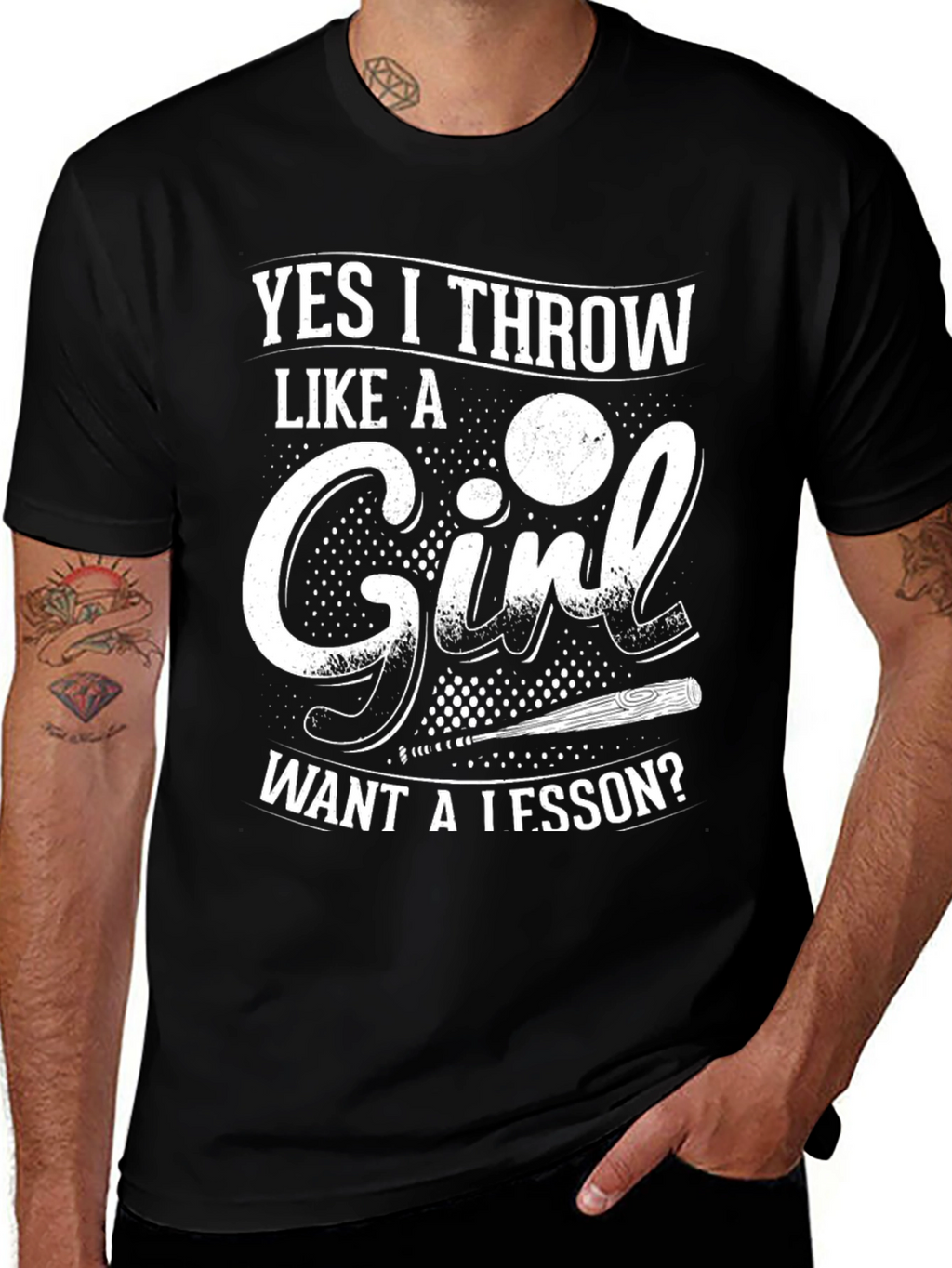 Yes I Throw Like a Girl T-Shirt