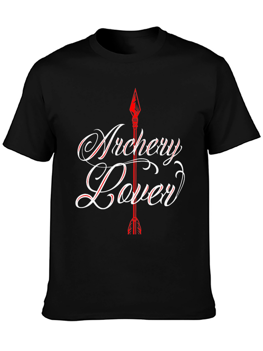 Archery Lover Graphic Tee - Black