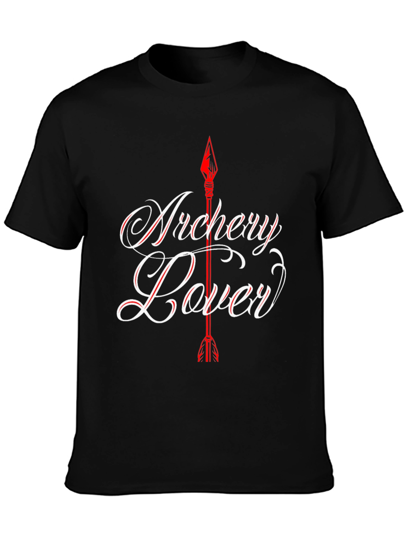 Archery Lover Graphic Tee - Black
