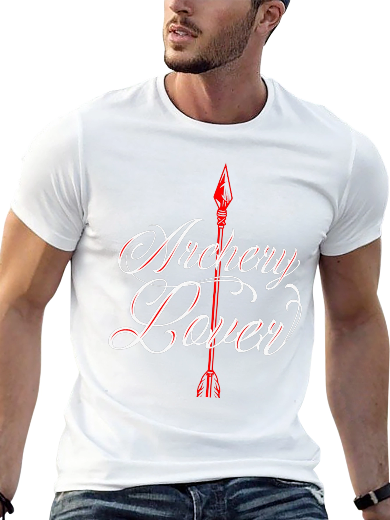 Archery Lover Graphic Tee - Black