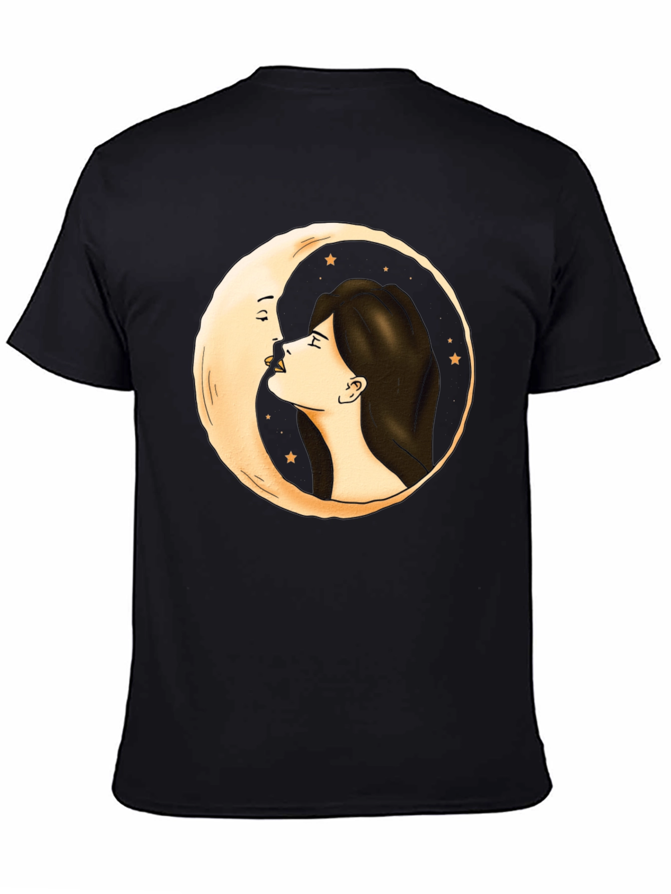 Moon Kiss Graphic Tee - Unique Design