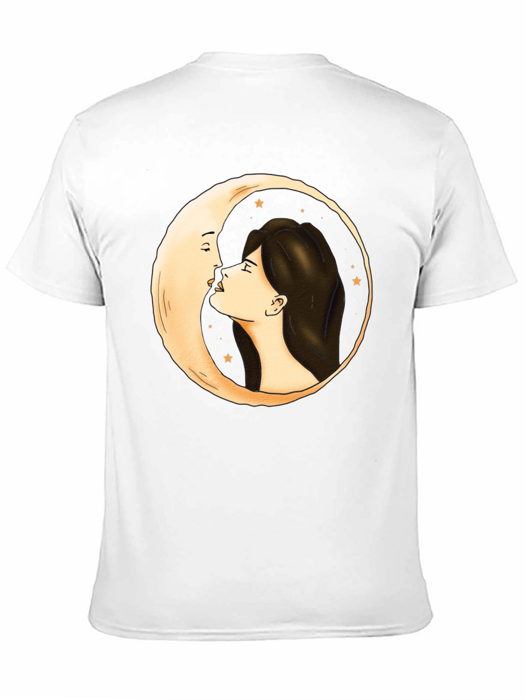 Moon Kiss Graphic Tee - Unique Design