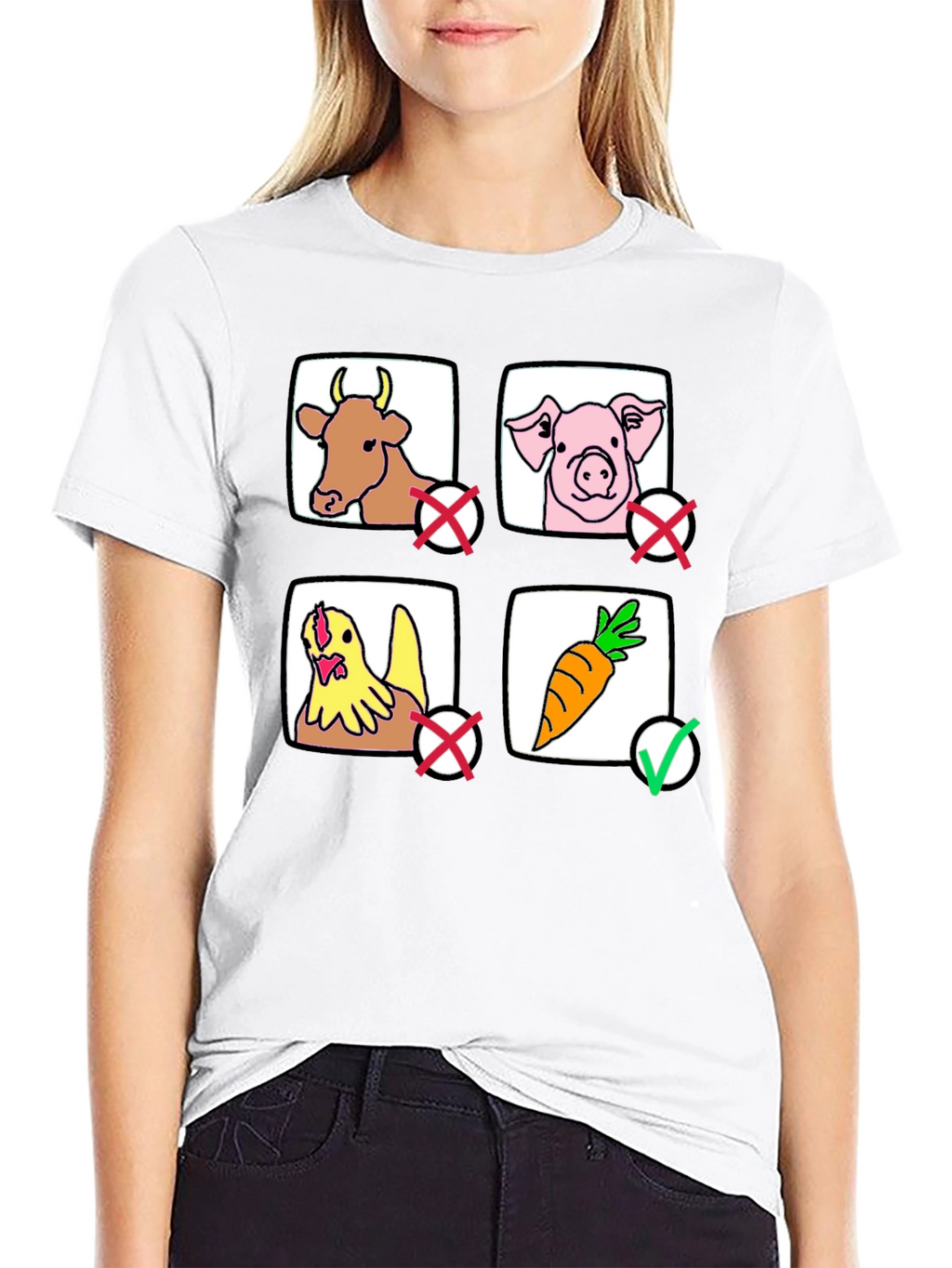 Vegan Lifestyle T-Shirt - Carrot No Meat
