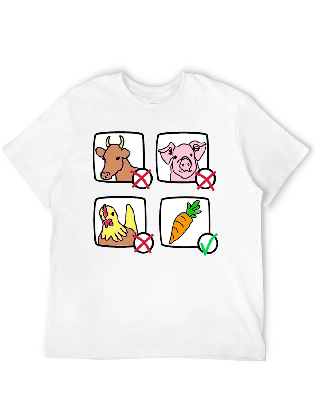Vegan Lifestyle T-Shirt - Carrot No Meat