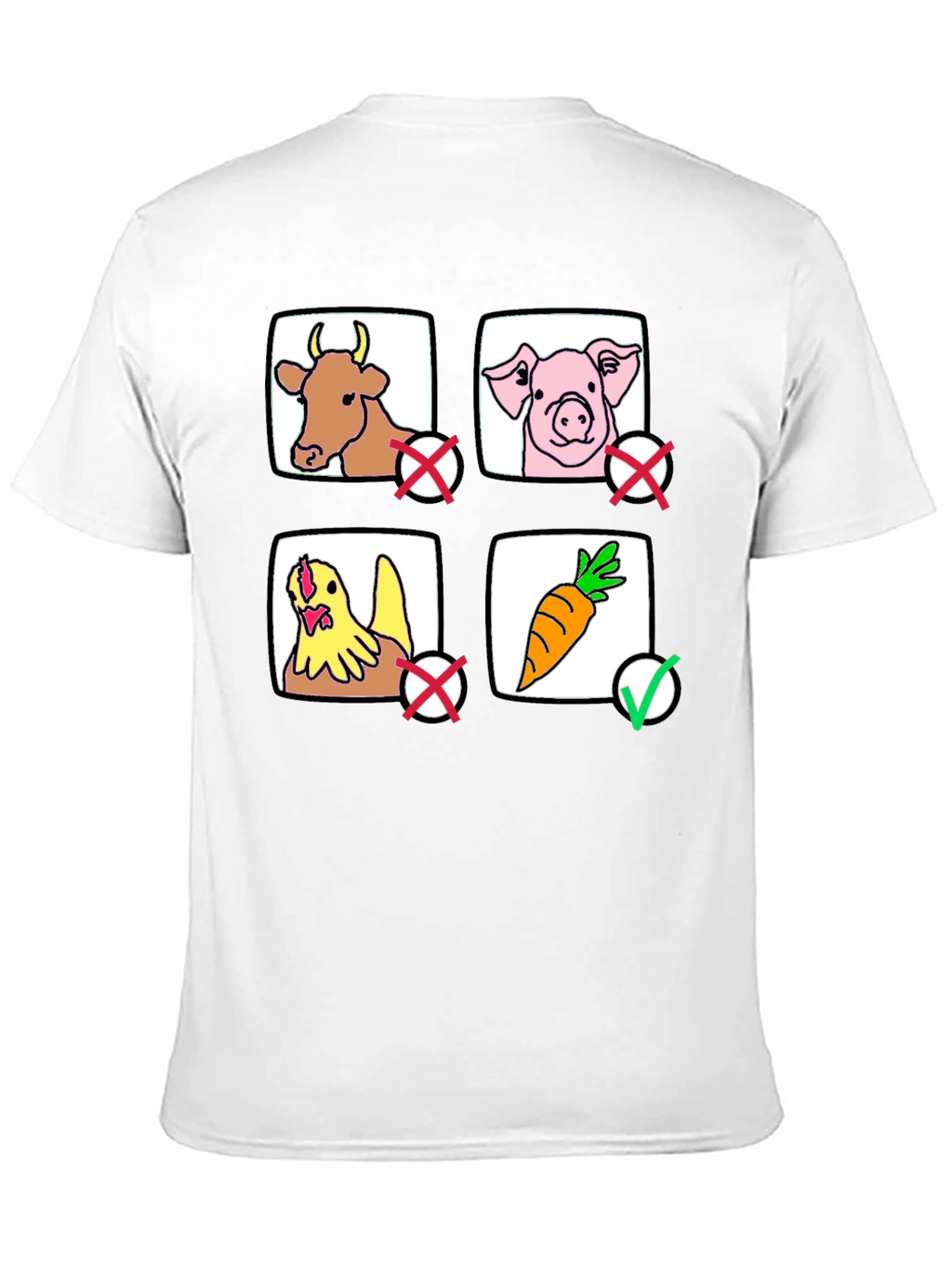 Vegan Lifestyle T-Shirt - Carrot No Meat
