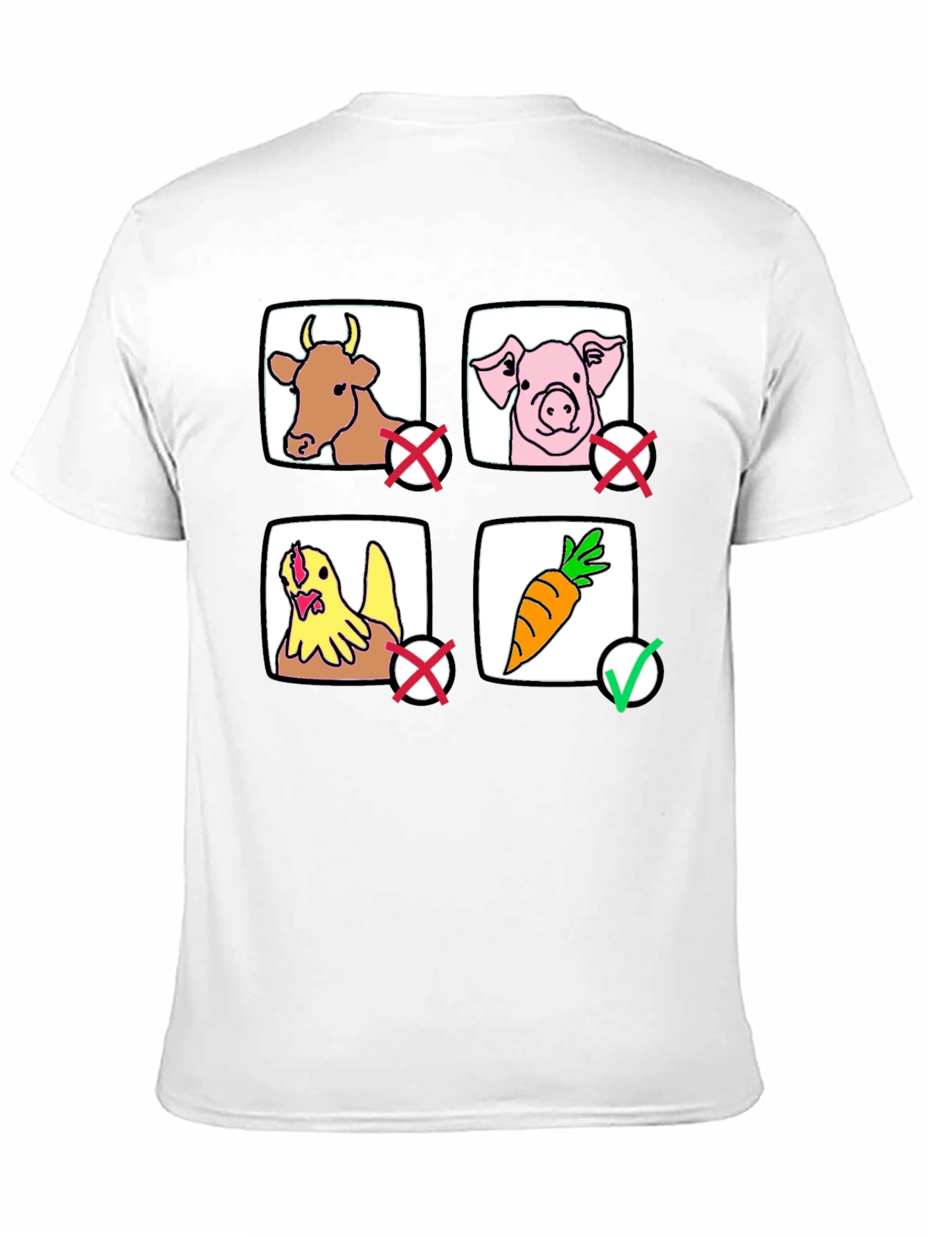 Vegan Lifestyle T-Shirt - Carrot No Meat