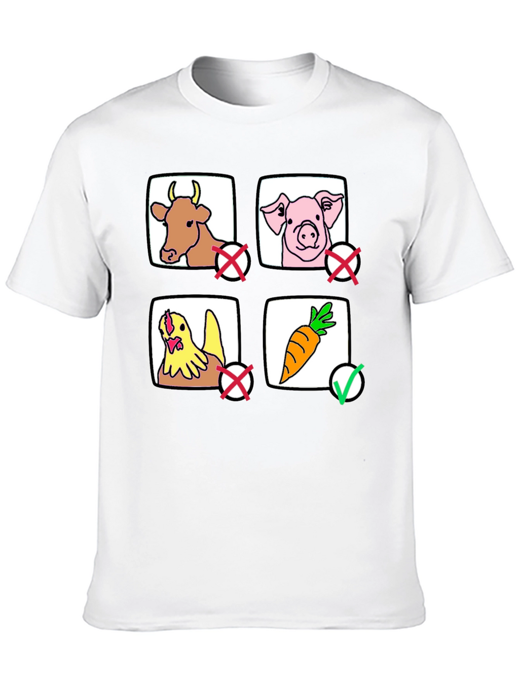 Vegan Lifestyle T-Shirt - Carrot No Meat