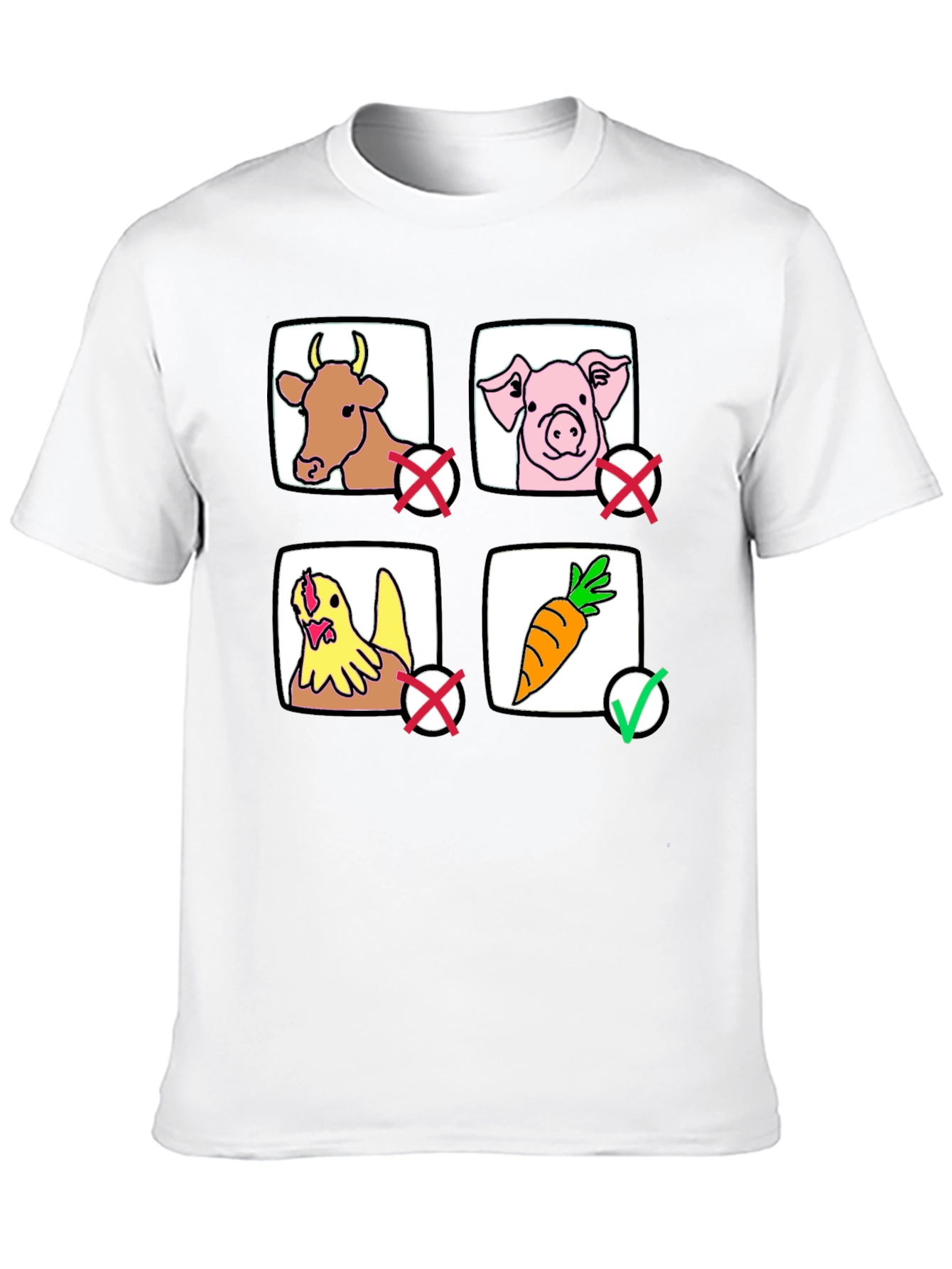 Vegan Lifestyle T-Shirt - Carrot No Meat