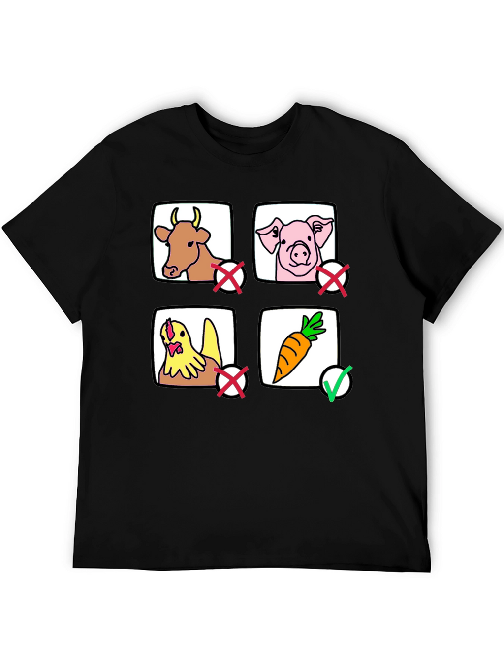 Vegan Lifestyle T-Shirt - Carrot No Meat