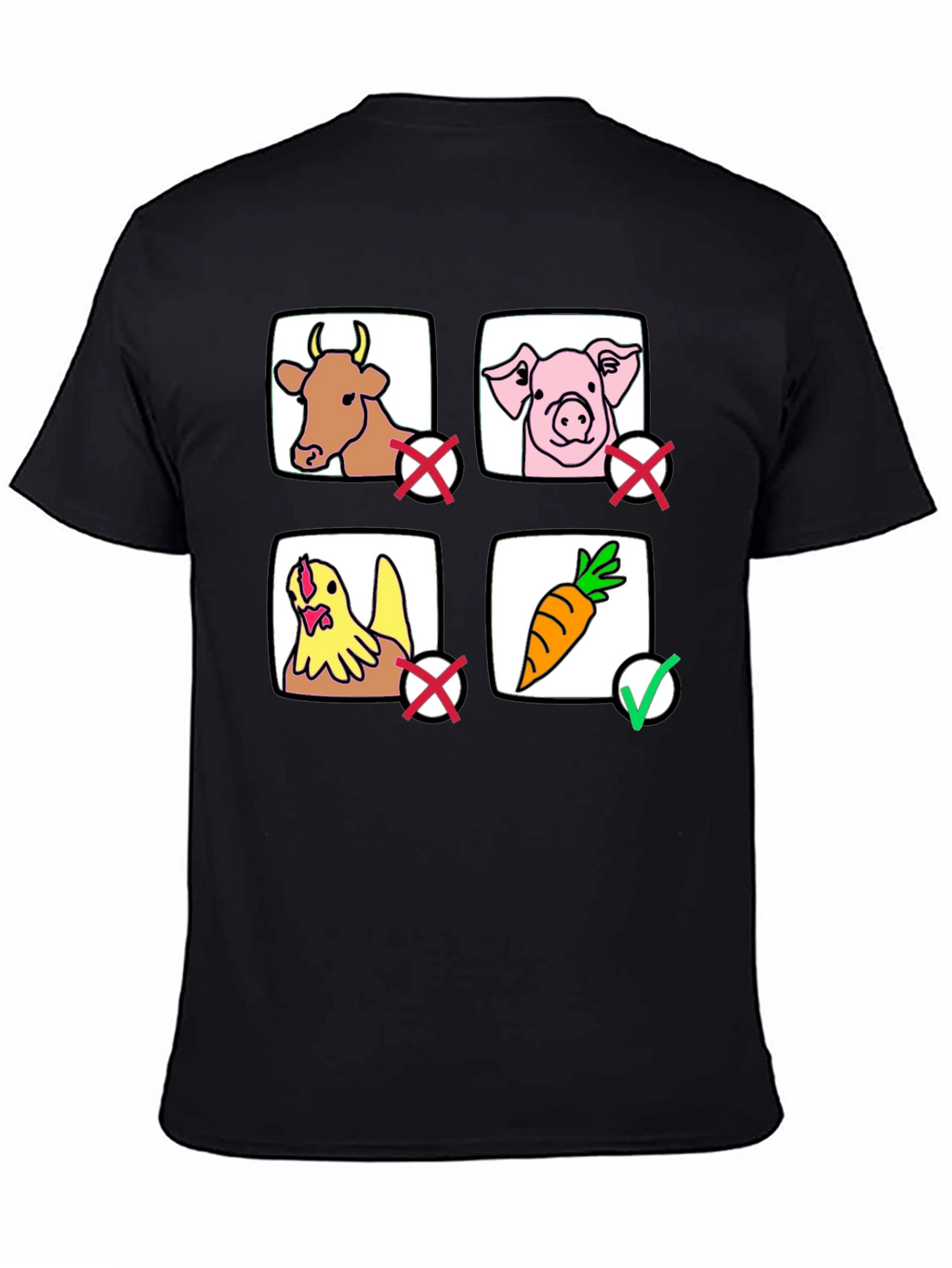 Vegan Lifestyle T-Shirt - Carrot No Meat