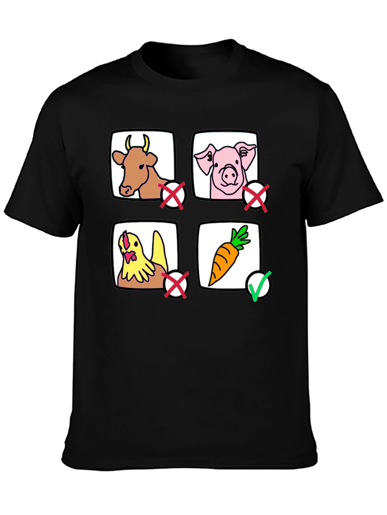 Vegan Lifestyle T-Shirt - Carrot No Meat
