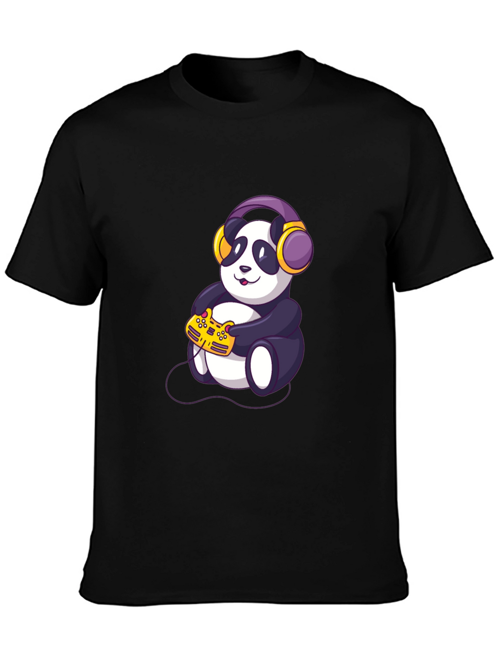 Gamer Panda Graphic T-Shirt