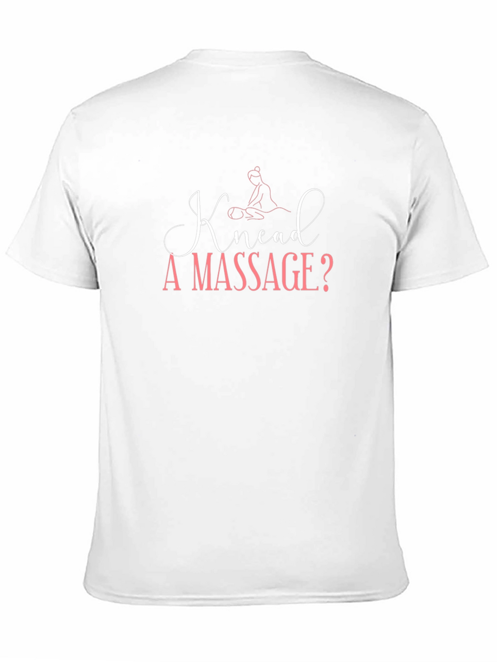 Knead A Massage? Black Graphic T-Shirt