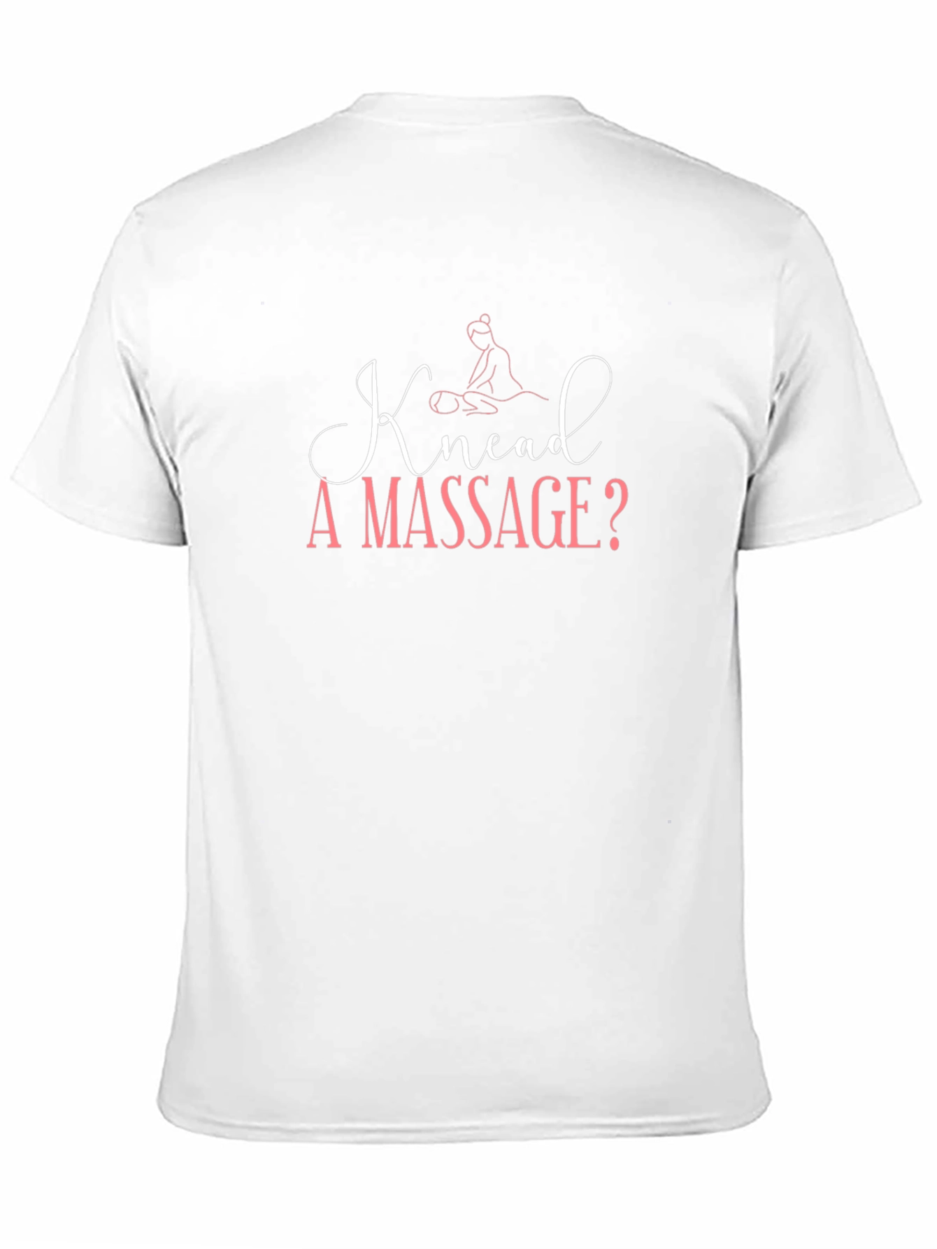 Knead A Massage? Black Graphic T-Shirt