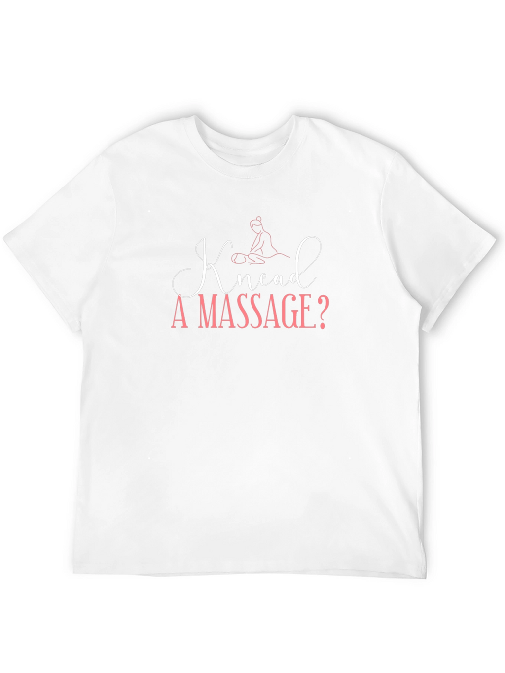 Knead A Massage? Black Graphic T-Shirt