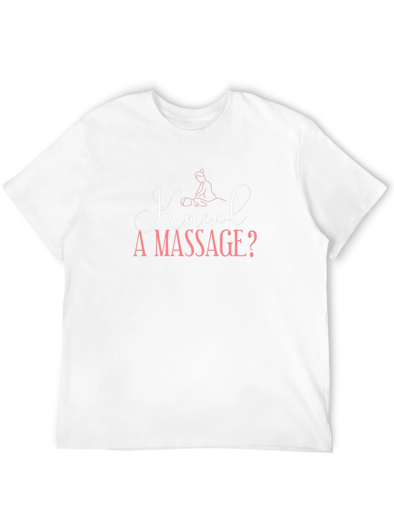 Knead A Massage? Black Graphic T-Shirt