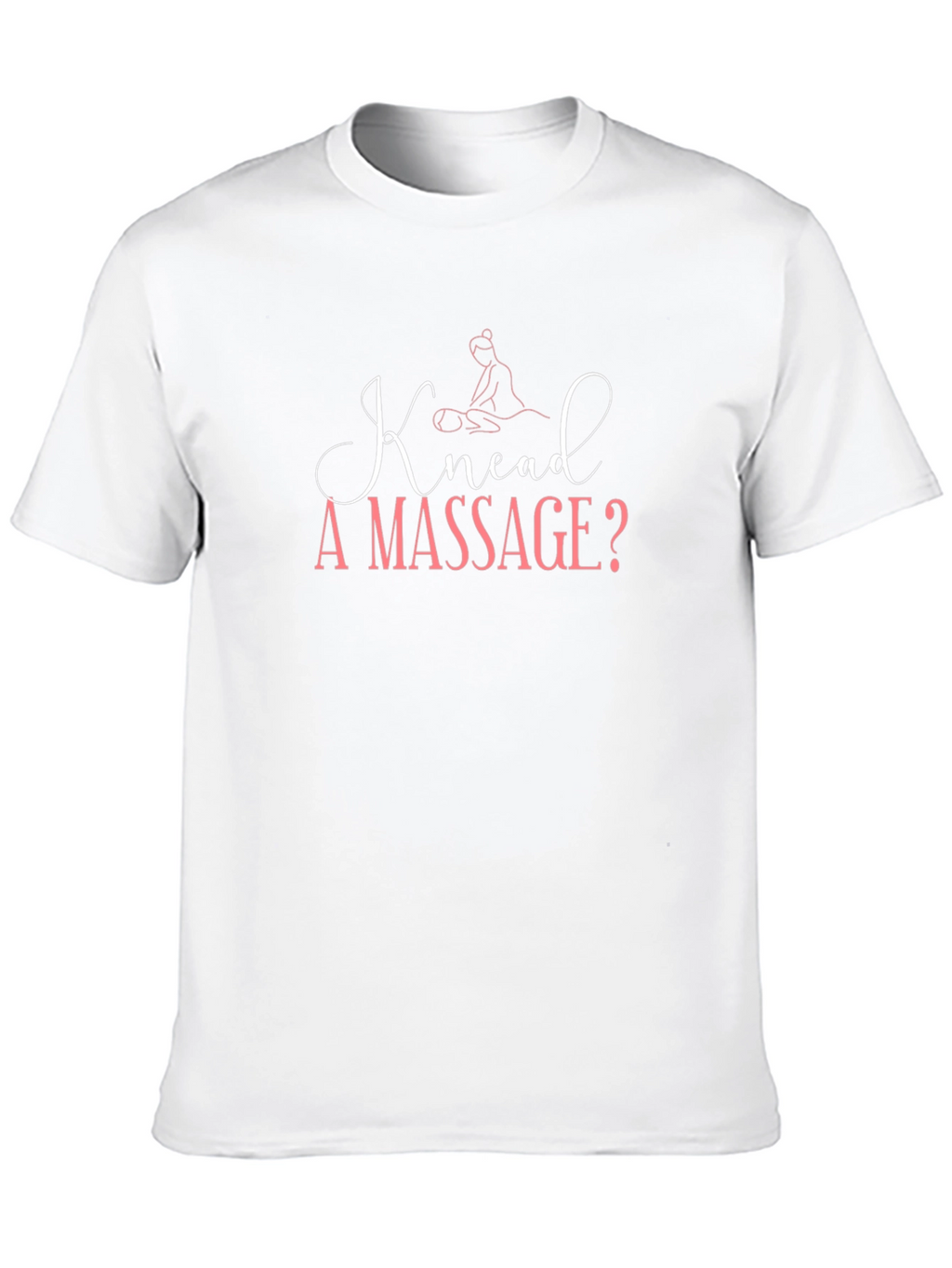 Knead A Massage? Black Graphic T-Shirt