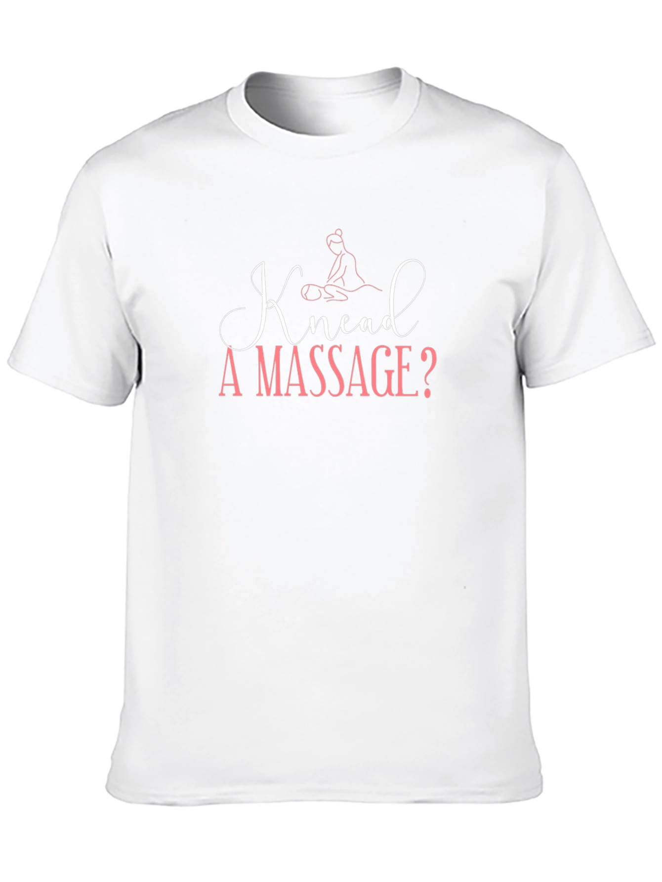 Knead A Massage? Black Graphic T-Shirt