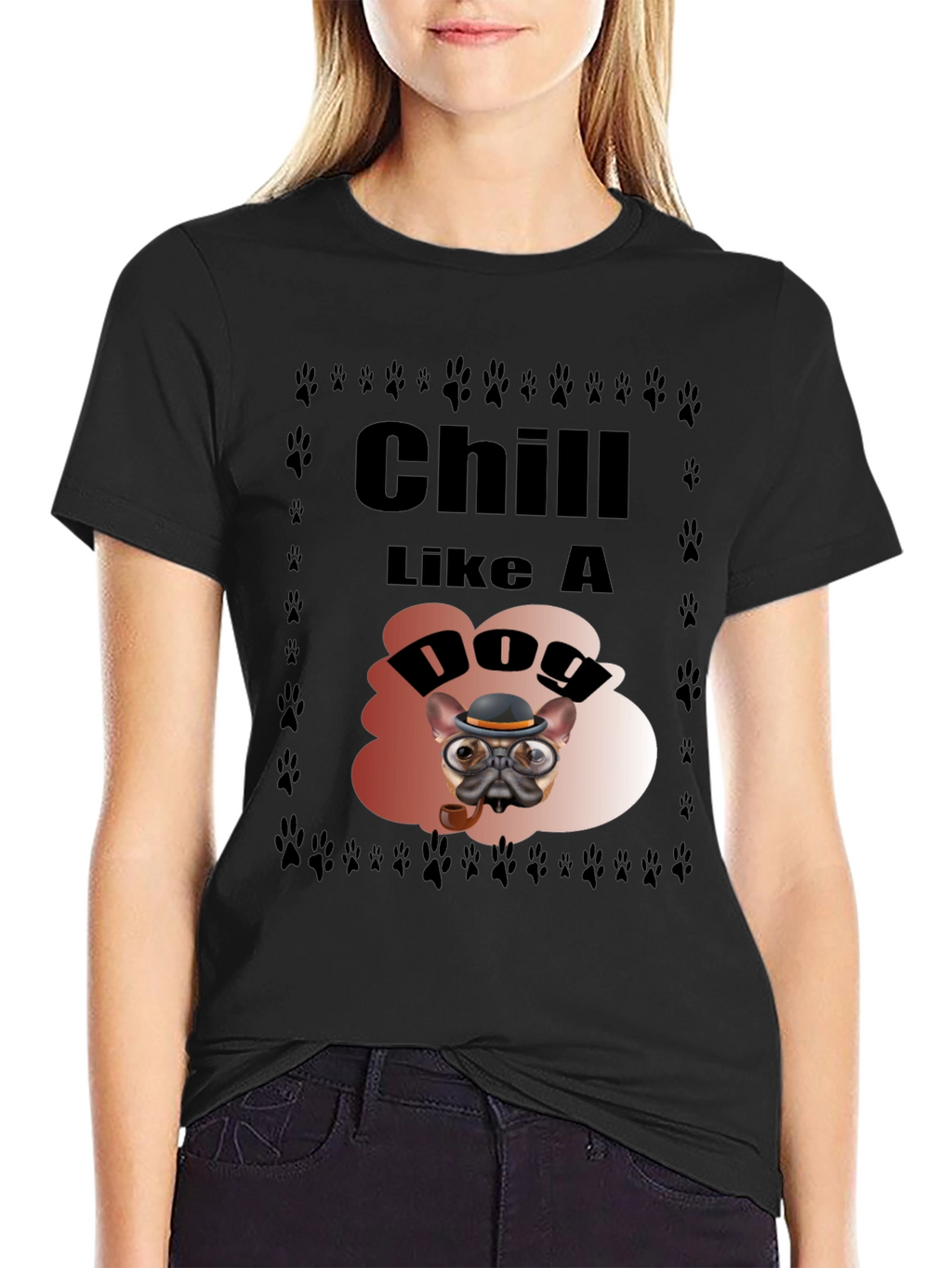 Chill Like a Dog Graphic Tee