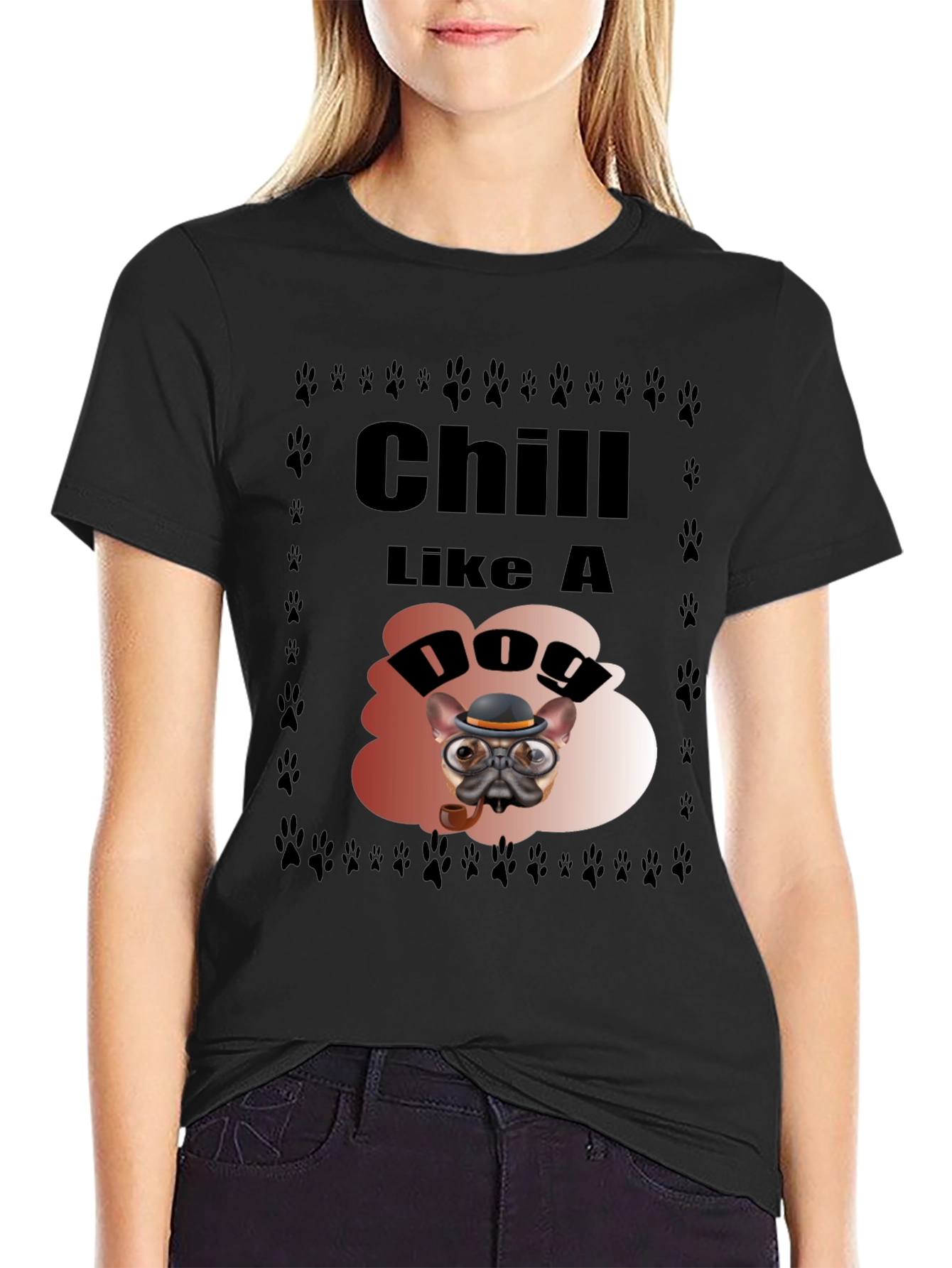 Chill Like a Dog Graphic Tee