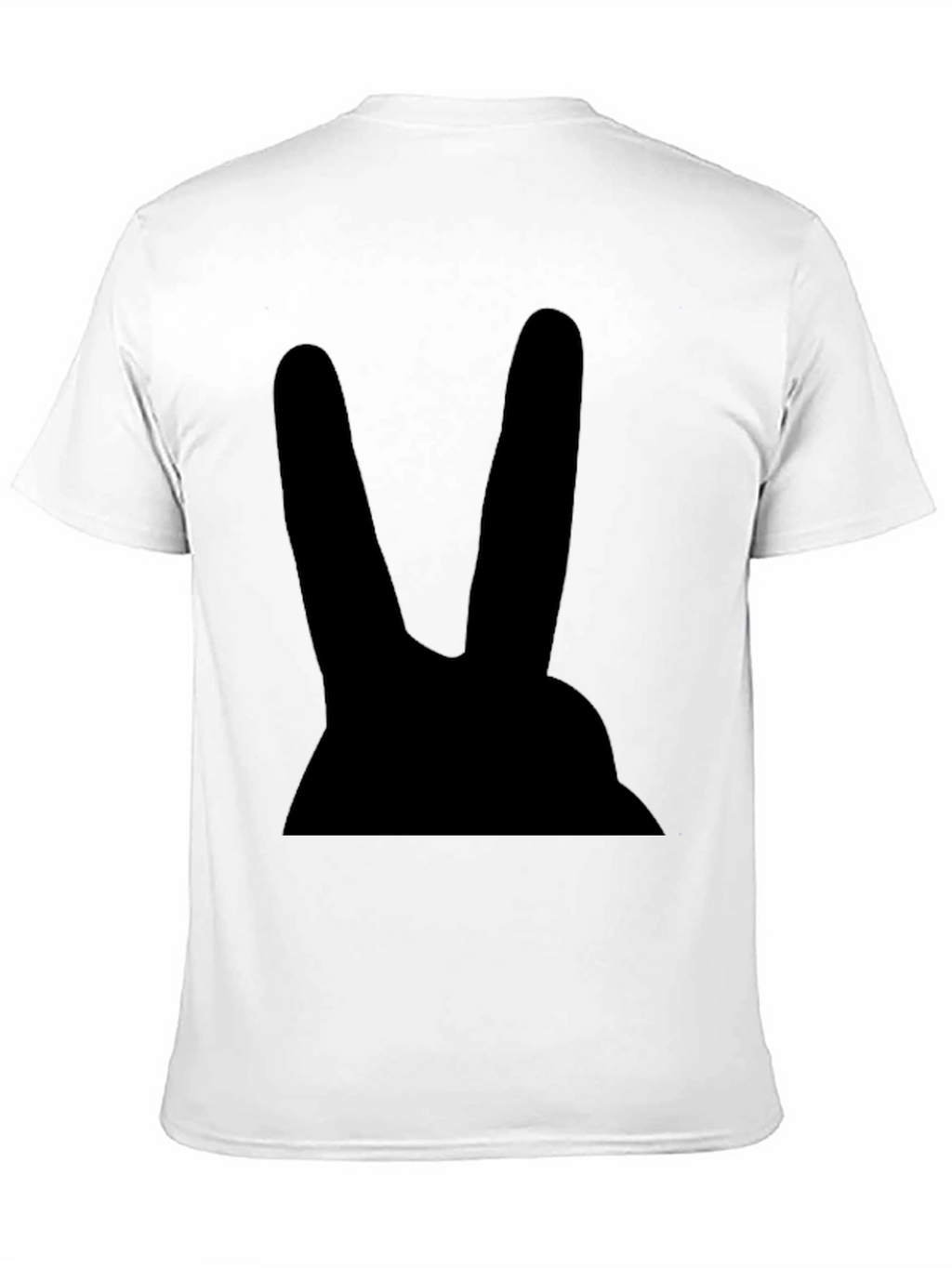 Black Rabbit Graphic Tee - Mens Casual Cotton T-Shirt