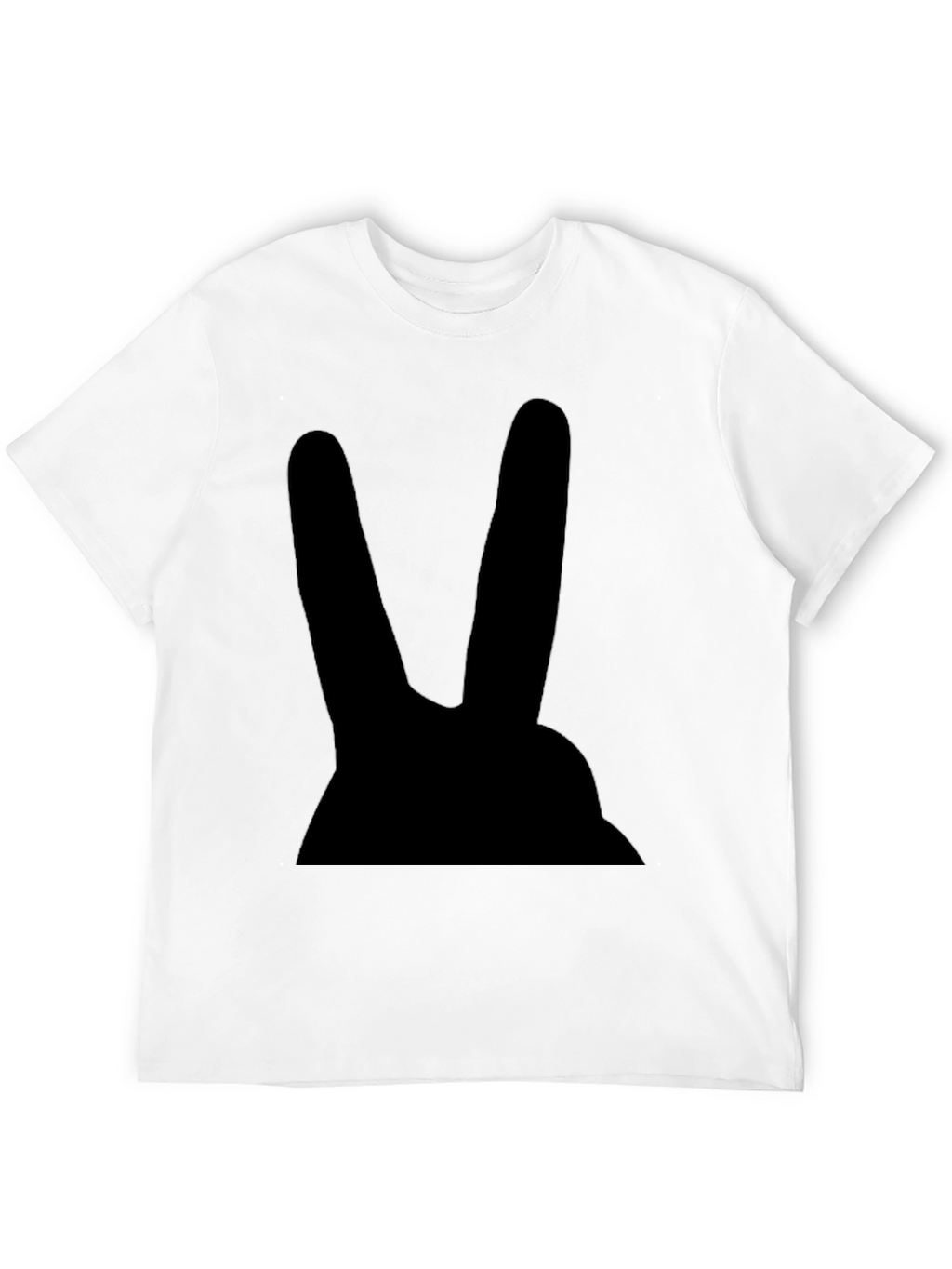 Black Rabbit Graphic Tee - Mens Casual Cotton T-Shirt