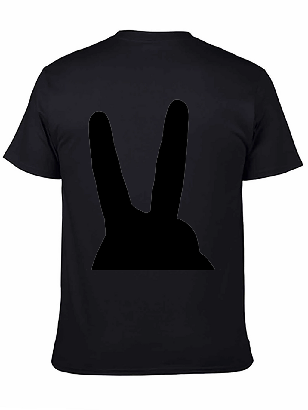 Black Rabbit Graphic Tee - Mens Casual Cotton T-Shirt