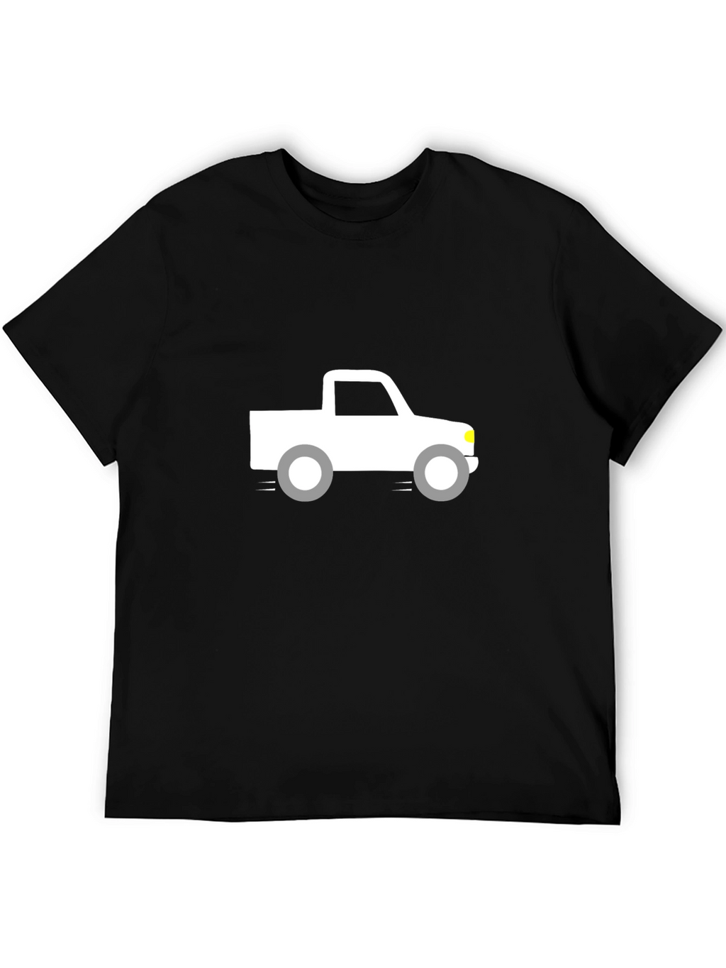 Truck Graphic Tee - Black Cotton Blend