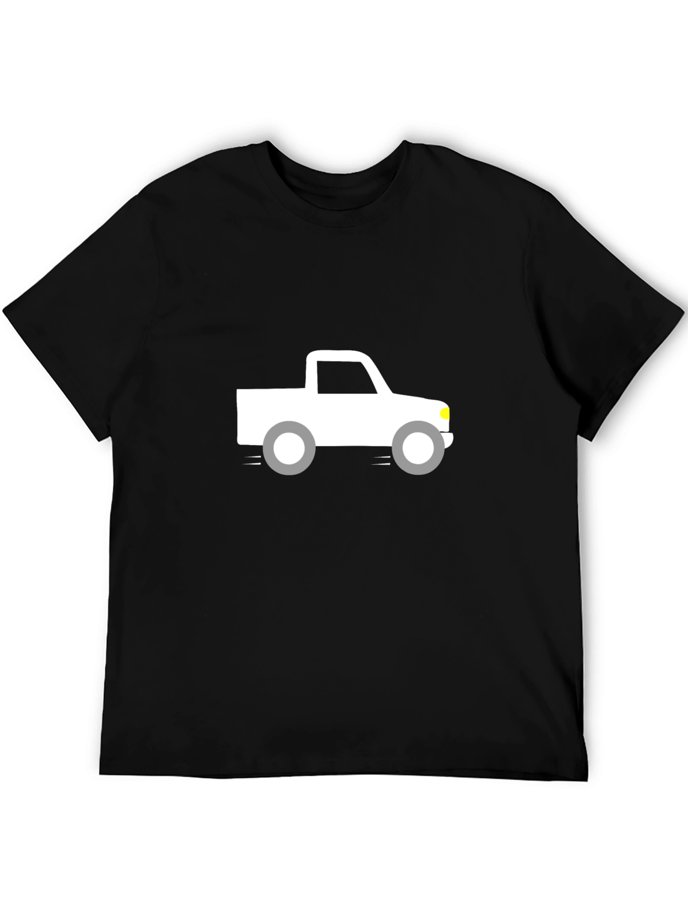 Truck Graphic Tee - Black Cotton Blend