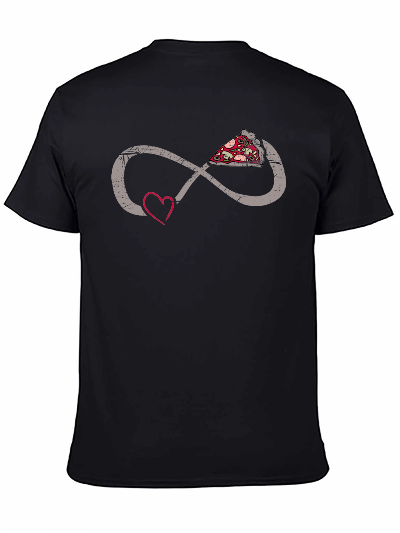 Pizza Infinity Heart T-Shirt