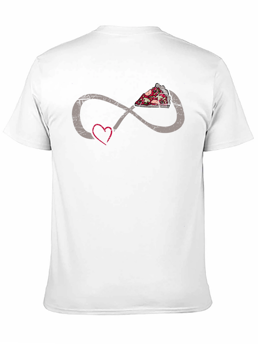 Pizza Infinity Heart T-Shirt