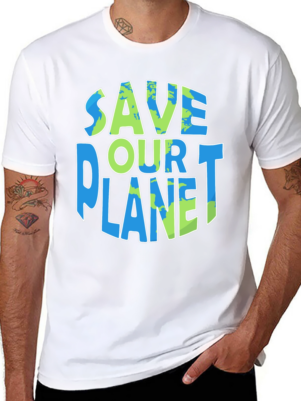 Save Our Planet T-Shirt - Earth Day Awareness