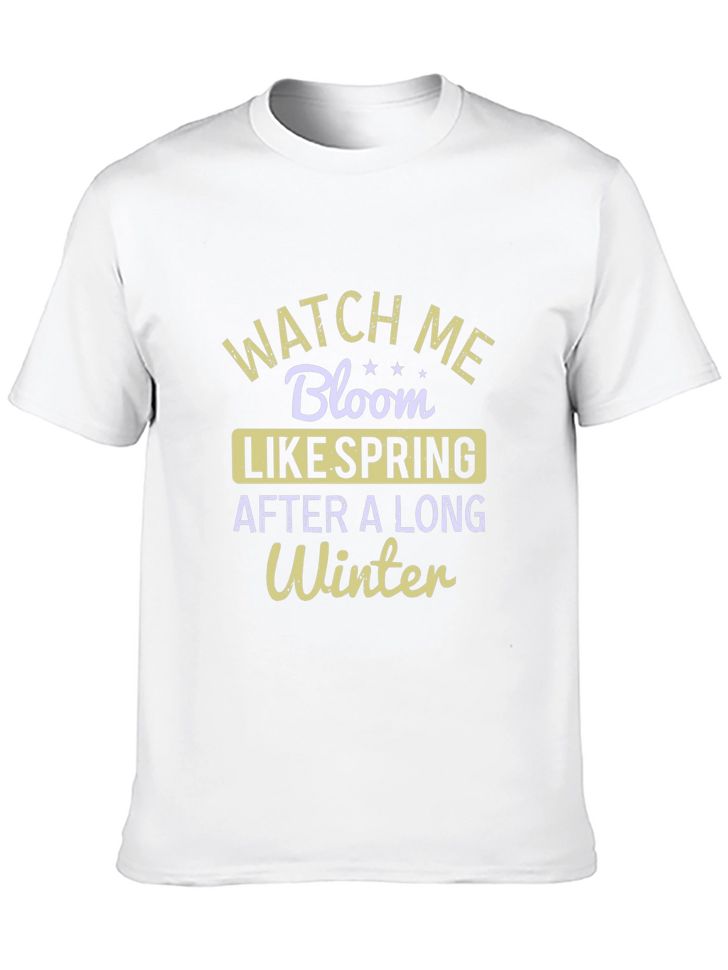 Watch Me Bloom Spring T-Shirt - Black
