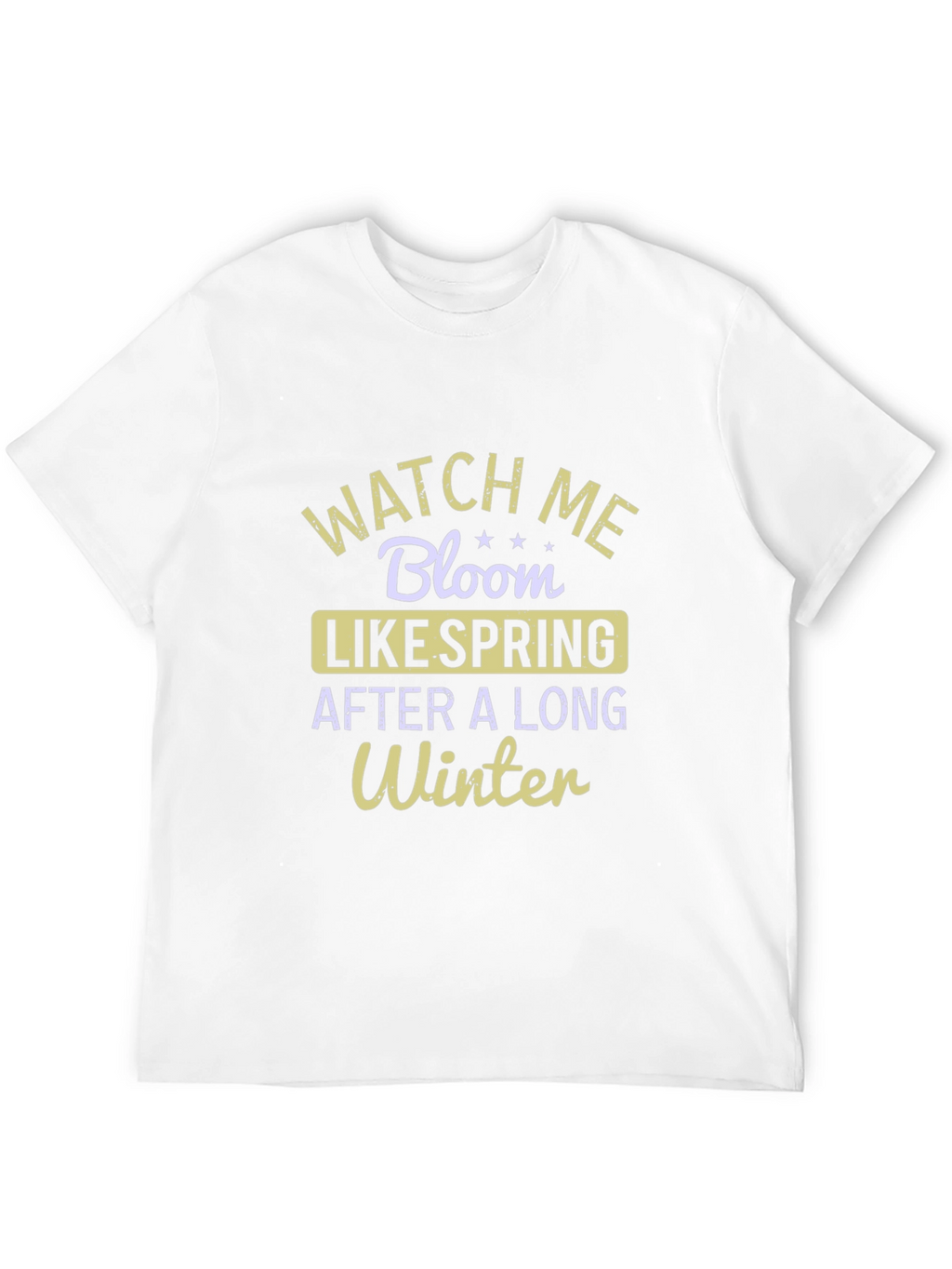 Watch Me Bloom Spring T-Shirt - Black