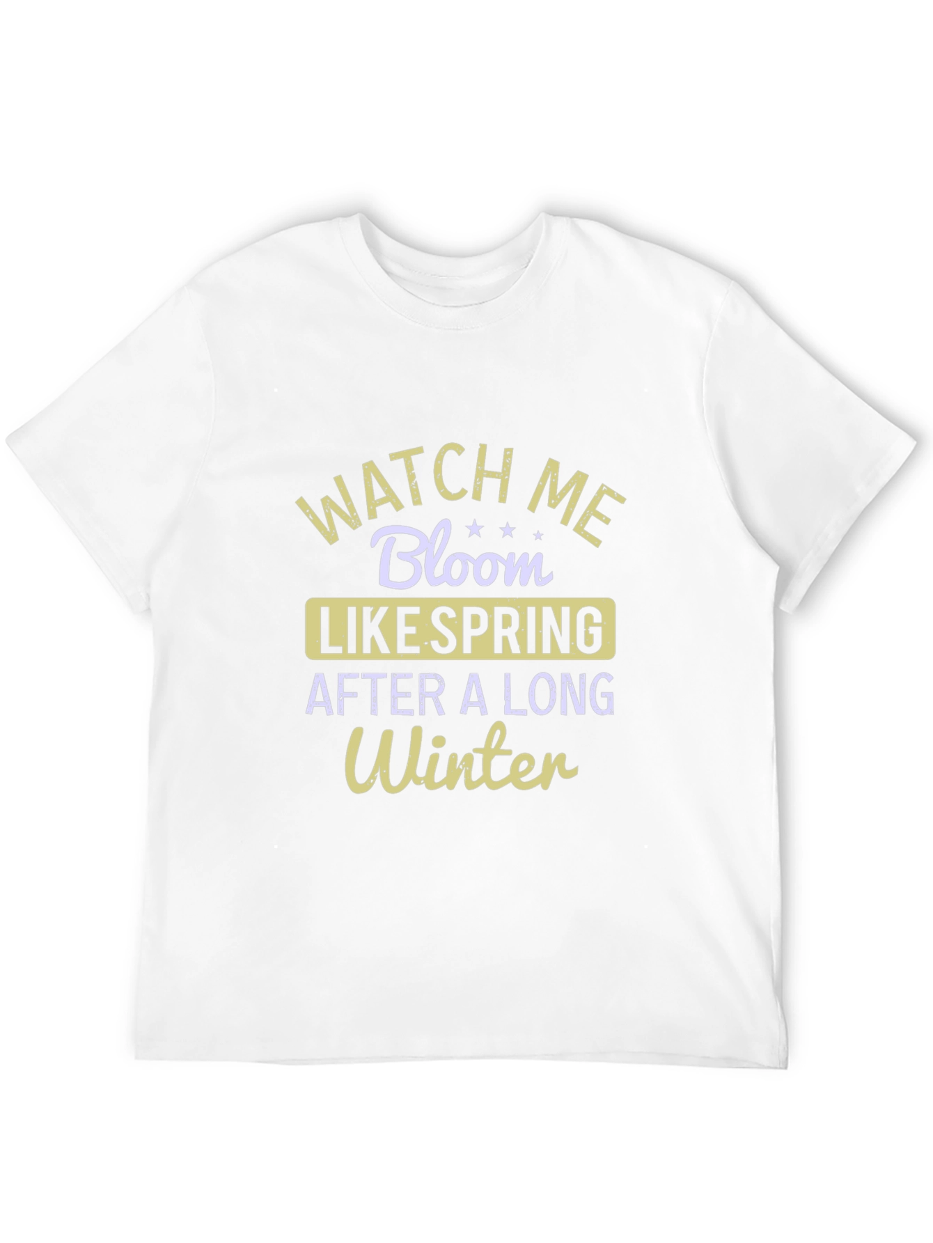 Watch Me Bloom Spring T-Shirt - Black
