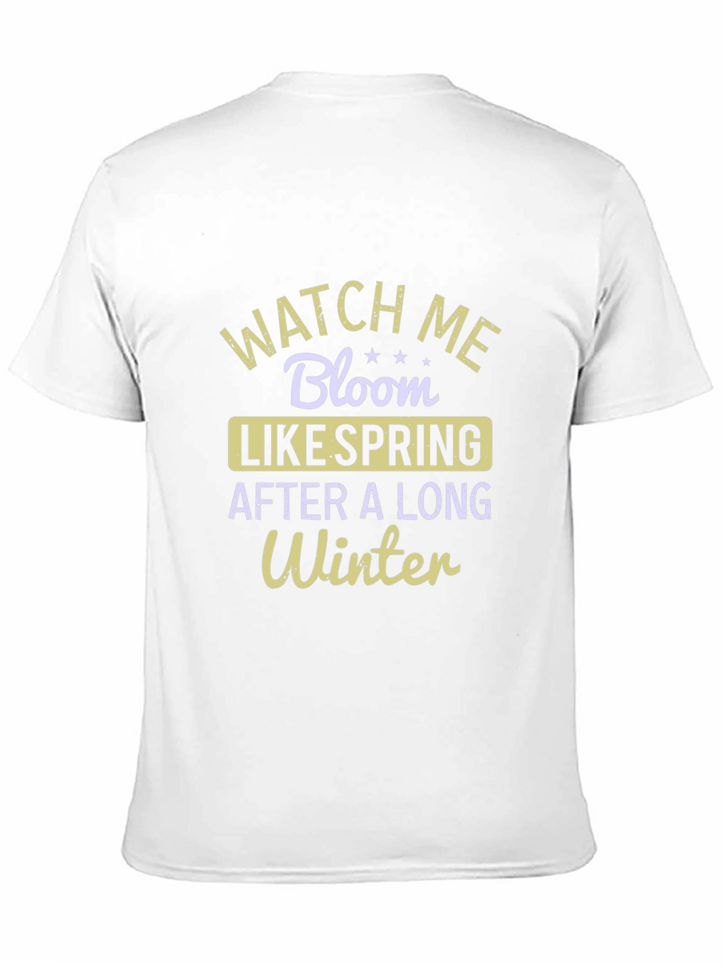 Watch Me Bloom Spring T-Shirt - Black