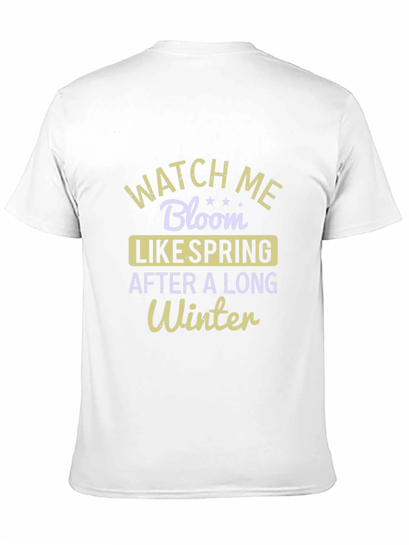Watch Me Bloom Spring T-Shirt - Black
