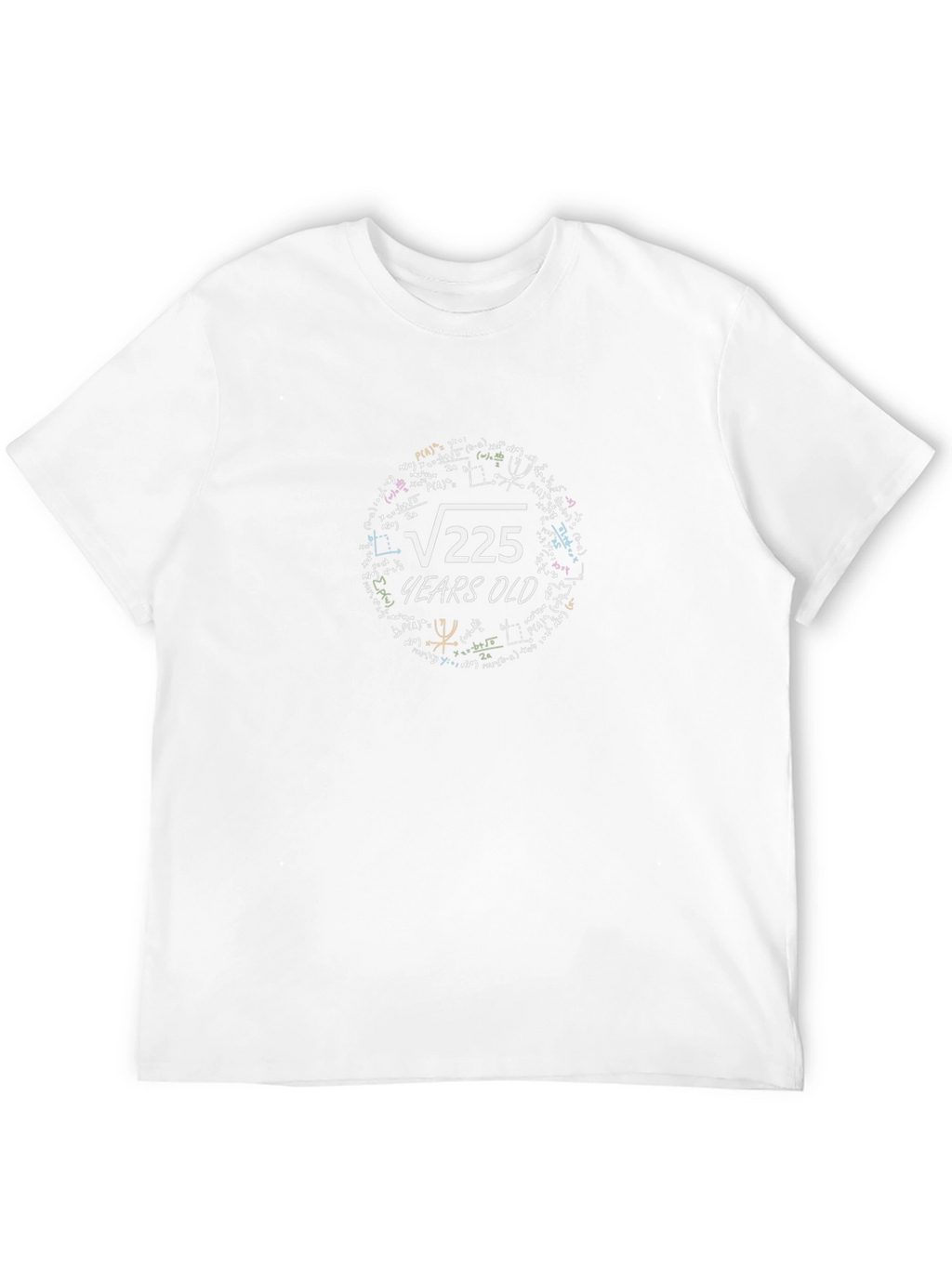 Funny 15th Birthday T-Shirt Math 225 Square Root