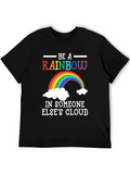 Rainbow Graphic T-Shirt - Be A Rainbow