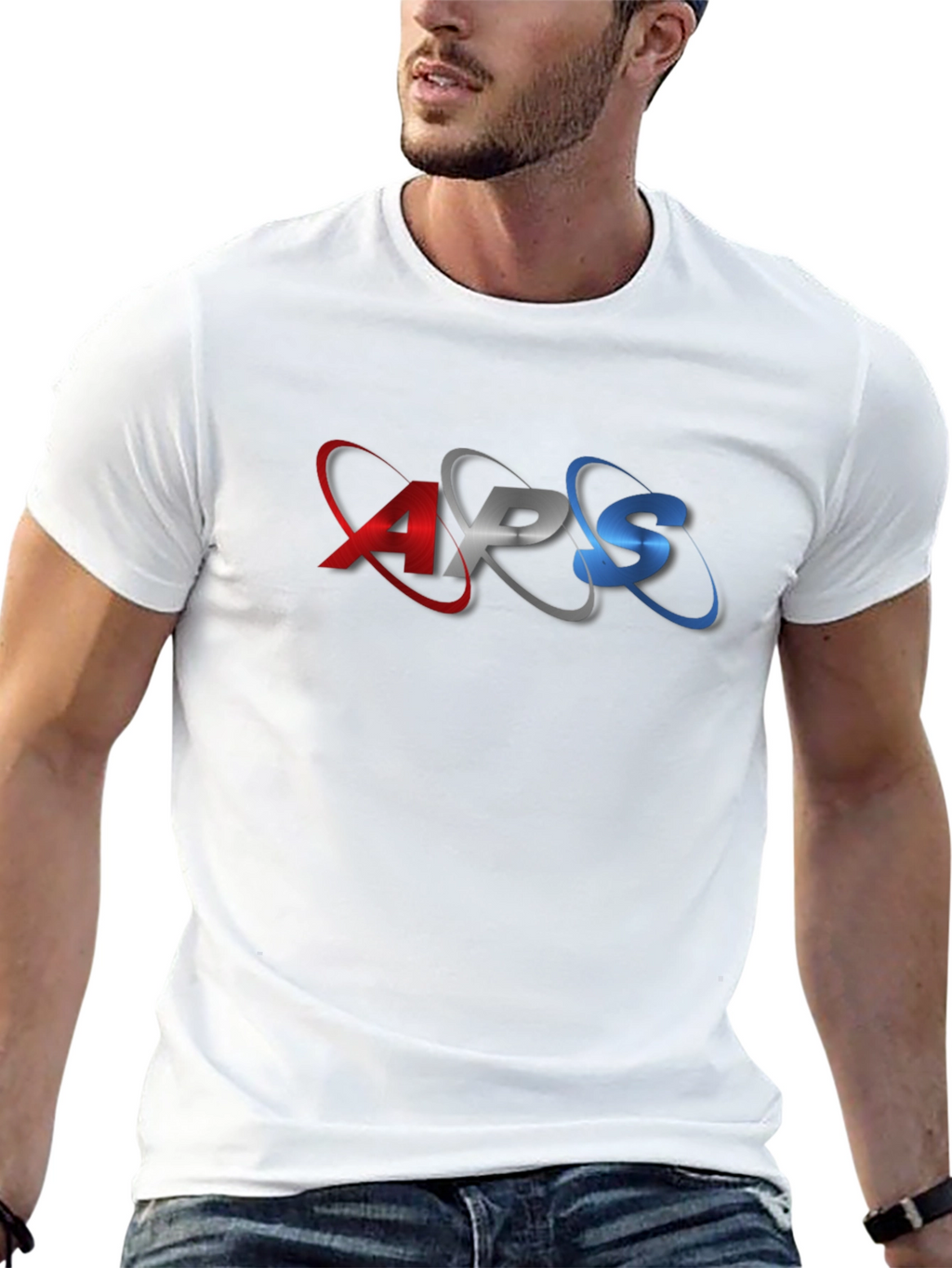 APS Graphic Black Tee - Stylish Casual Wear