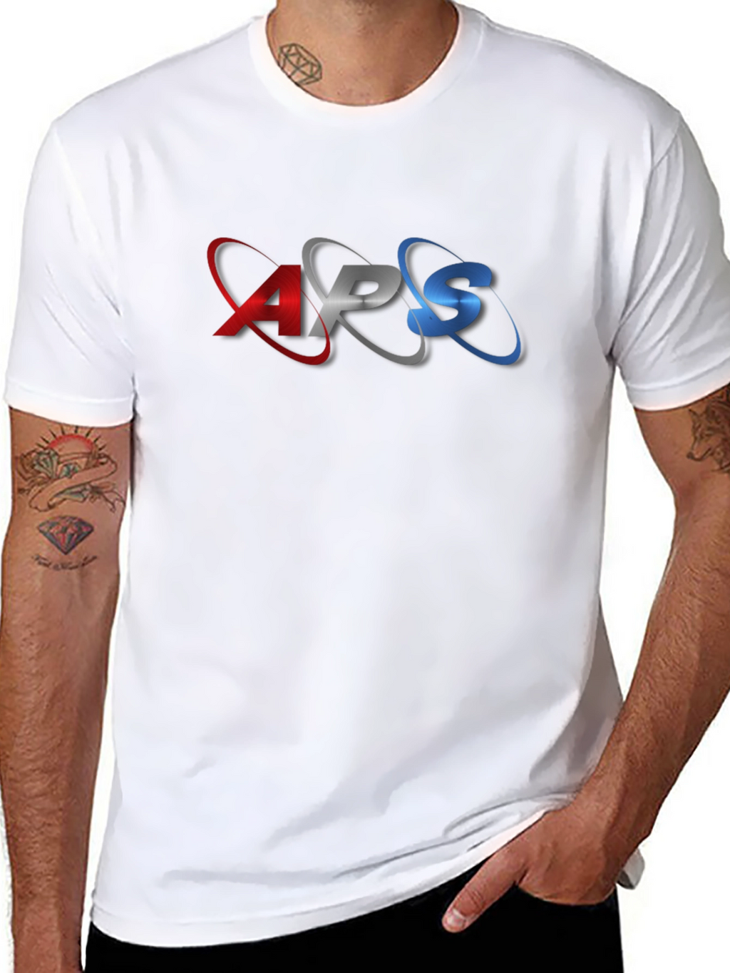 APS Graphic Black Tee - Stylish Casual Wear