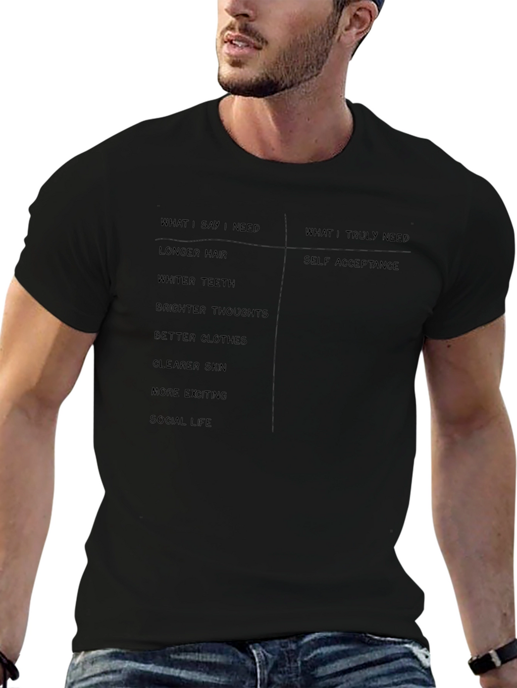 Self Acceptance Graphic T-Shirt - Unisex Casual Tee