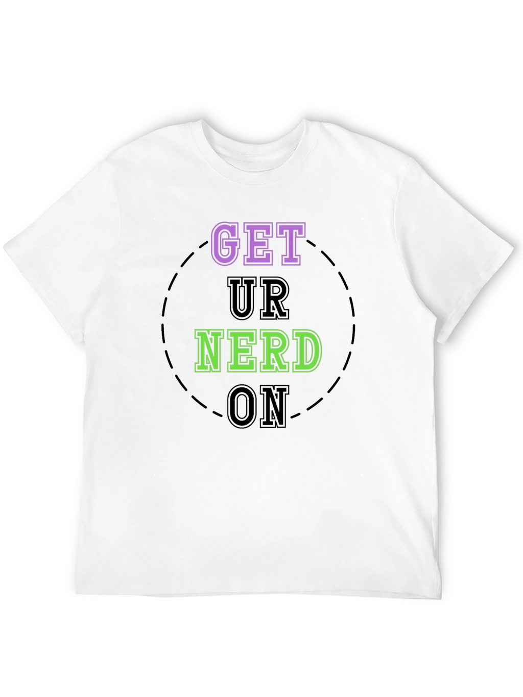 Get Ur Nerd On T-Shirt - Black