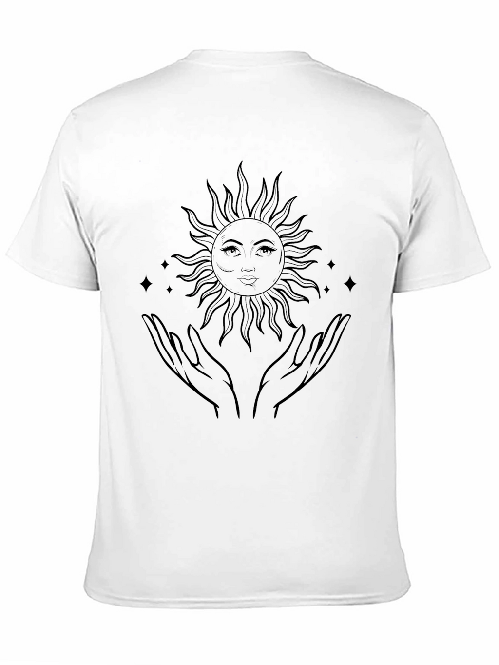 Mystic Sun Hands Graphic Tee - Black
