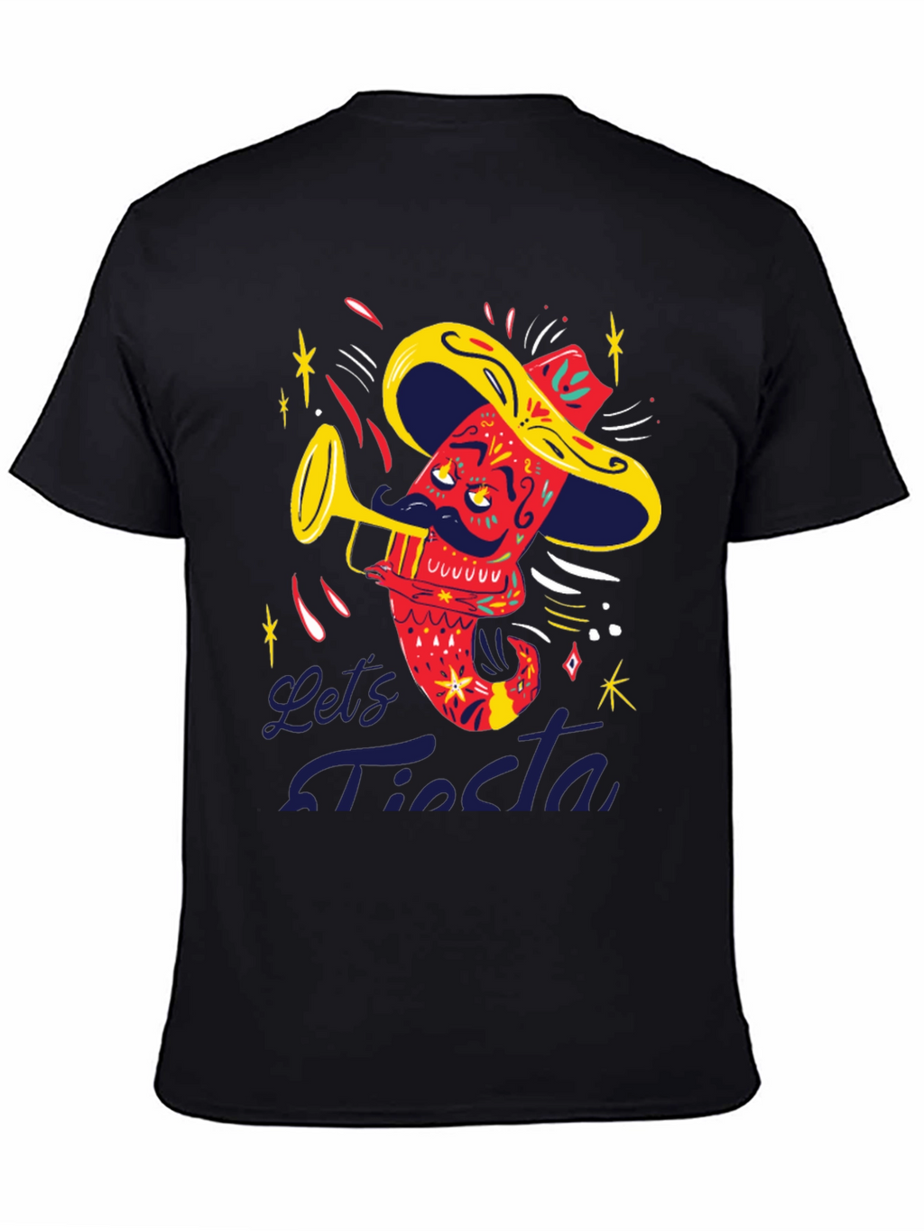 Lets Fiesta T-Shirt - Playful Graphic Tee