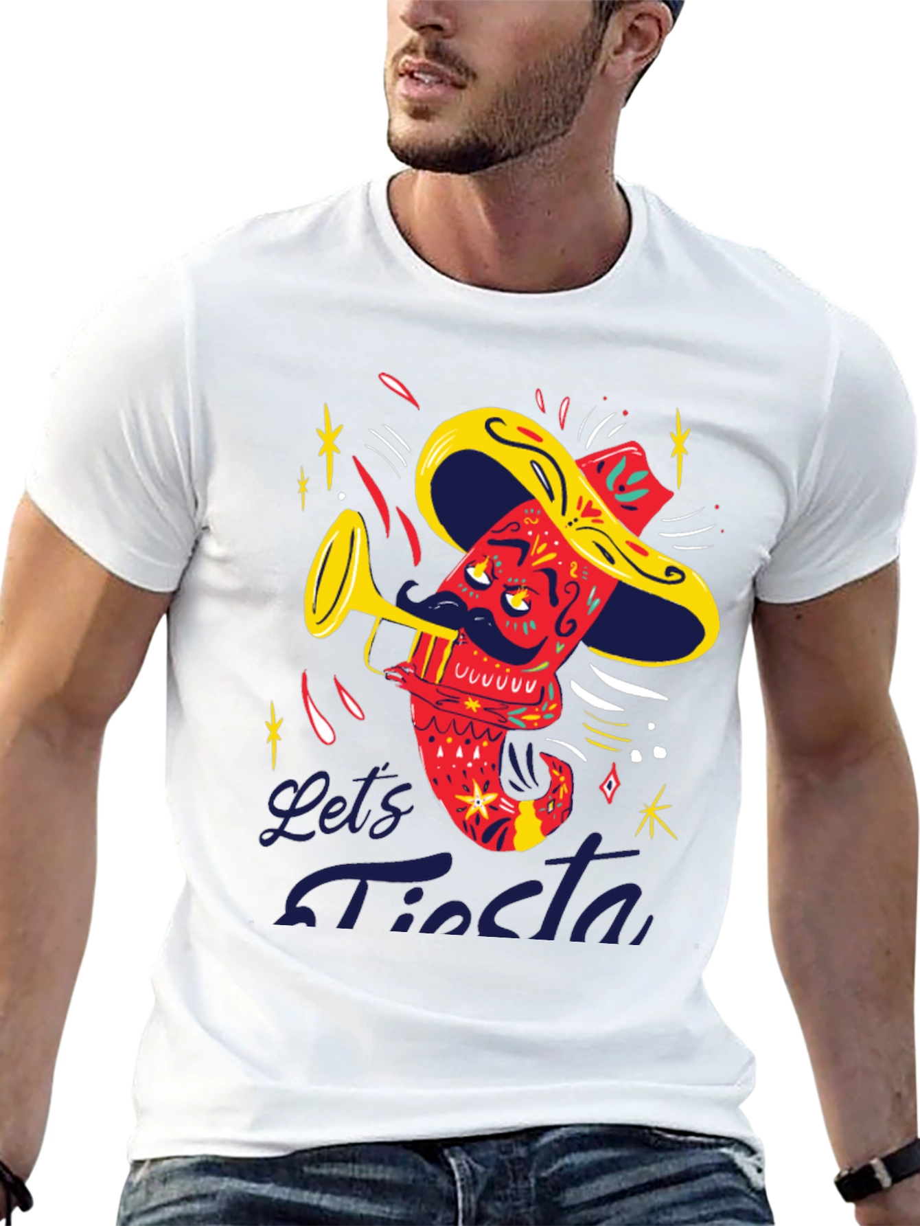 Lets Fiesta T-Shirt - Playful Graphic Tee
