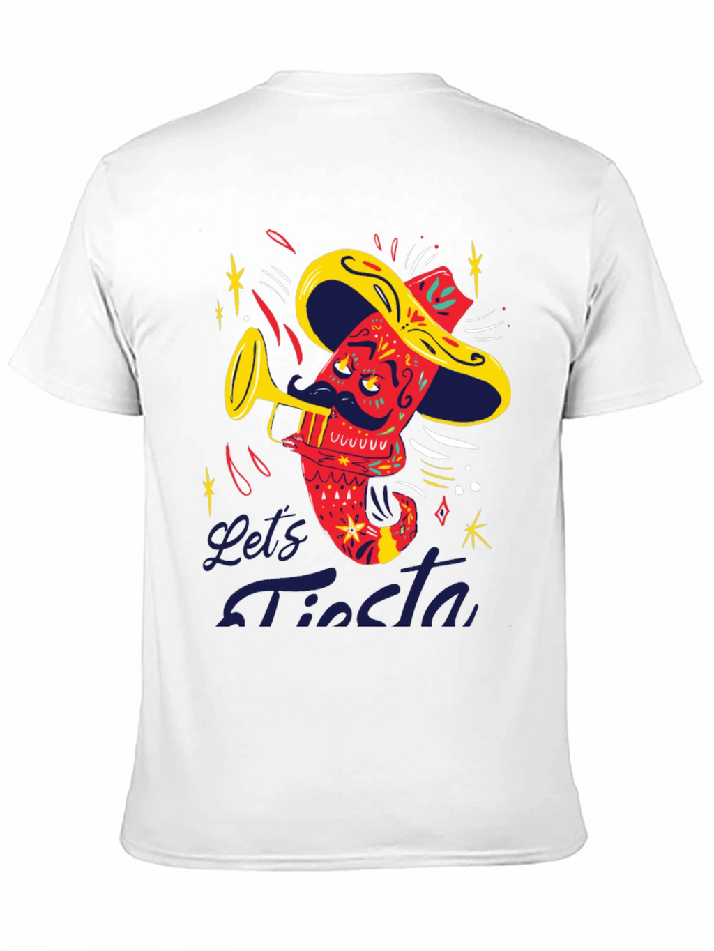 Lets Fiesta T-Shirt - Playful Graphic Tee